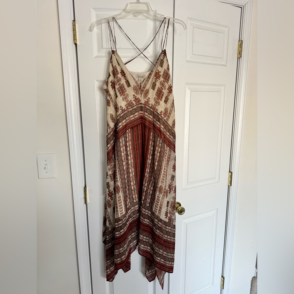 Lucky Brand Dress in Cream and Brown - Picture 5 of 8